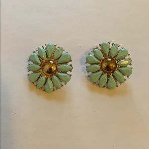 Lilly Pulitzer Turquoise Flower Stud Earrings